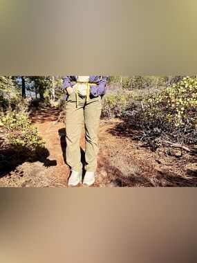 NWT REI Women’s Sahara Convertible Pants Size 14P Tan Outdoor Hiking Gorpcore